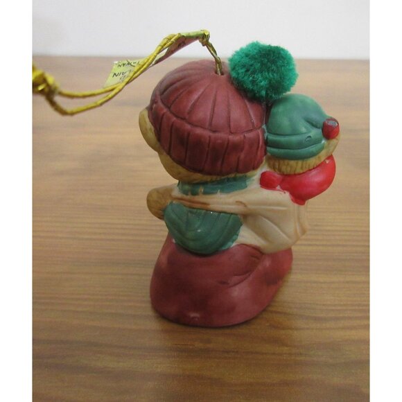 3 Pc Lot Jasco J.S.N.Y. Bears Penguin Bell 3 Size Figurine Ornament Xmas Holiday - Picture 11 of 16